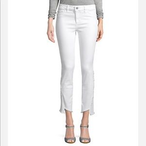 DL1961 Mara Premium Denim Straight-Leg Jean White